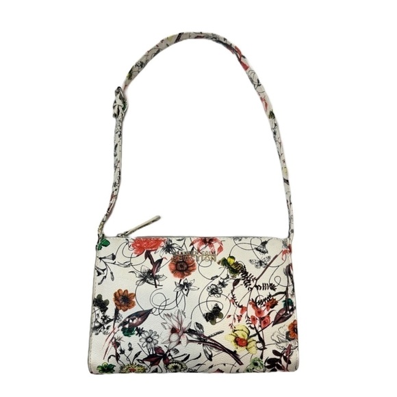 Kenneth Cole Reaction Pretty Floral Baguette Handbag - Picture 1 of 9